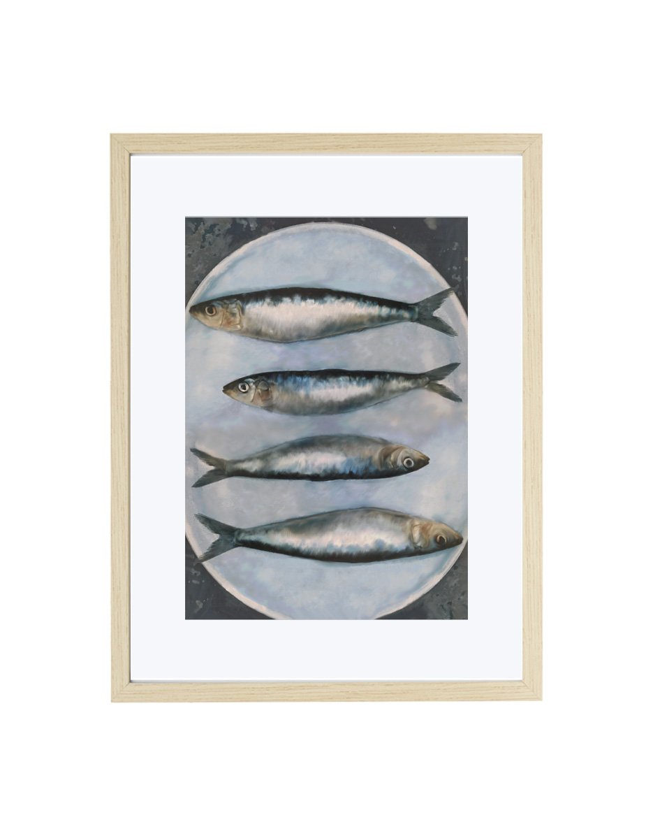 Sardines on a Plate