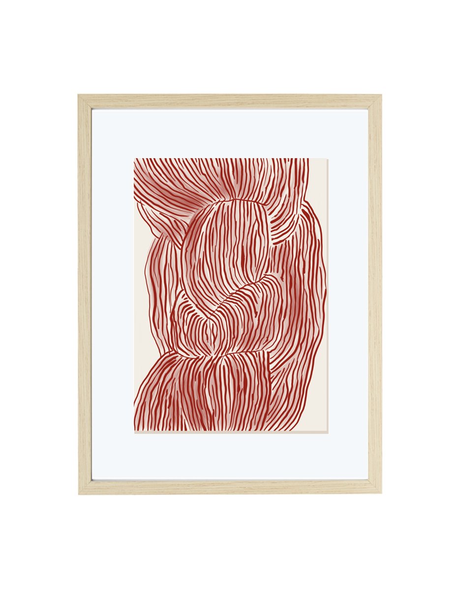 Abstract red