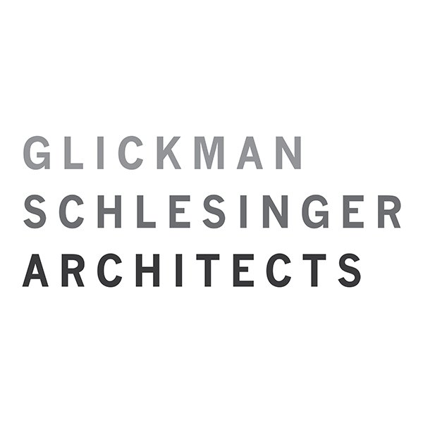 Glickman Schlesinger Architects logo with the firm name in gray and black text