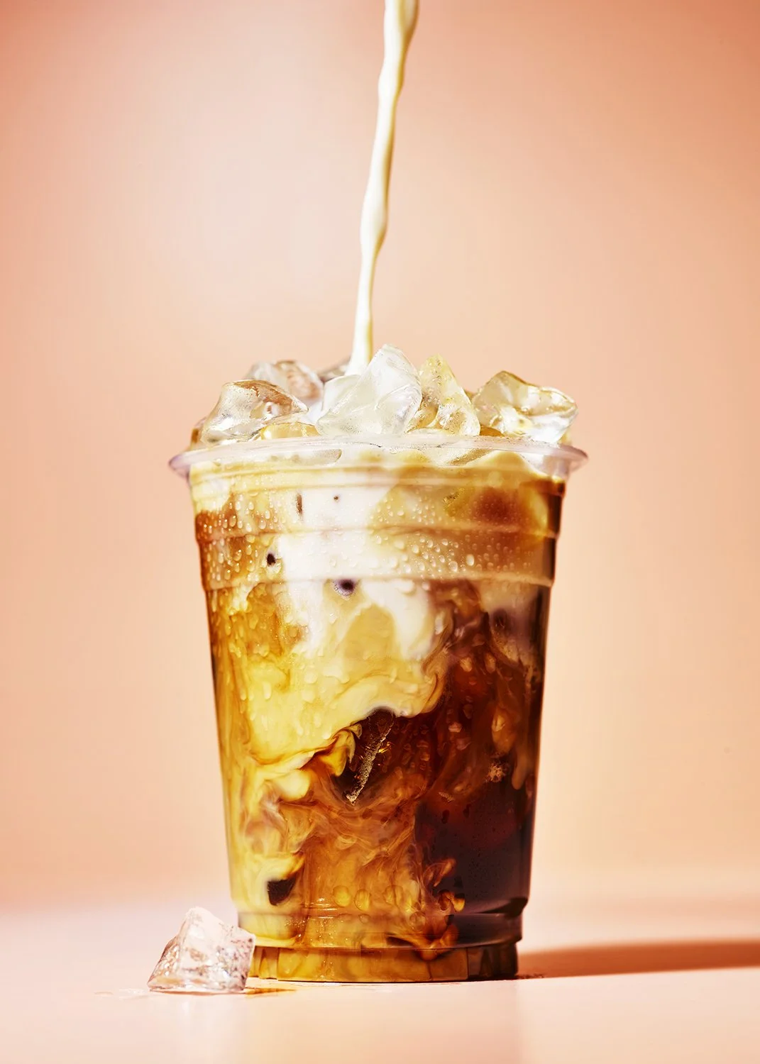 Iced coffee by London based photographer Danielle Wood.