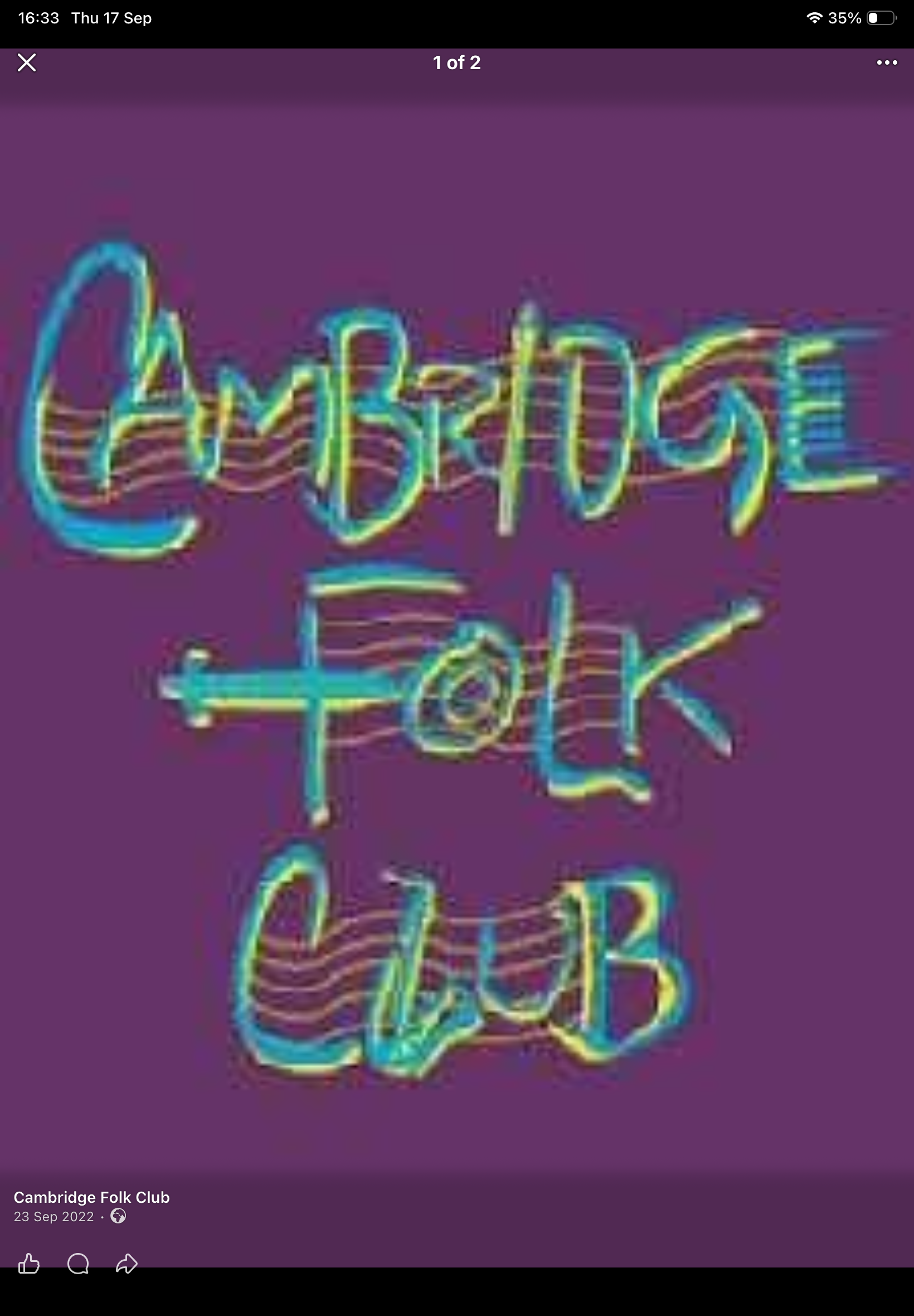 Cambridge Folk Club 