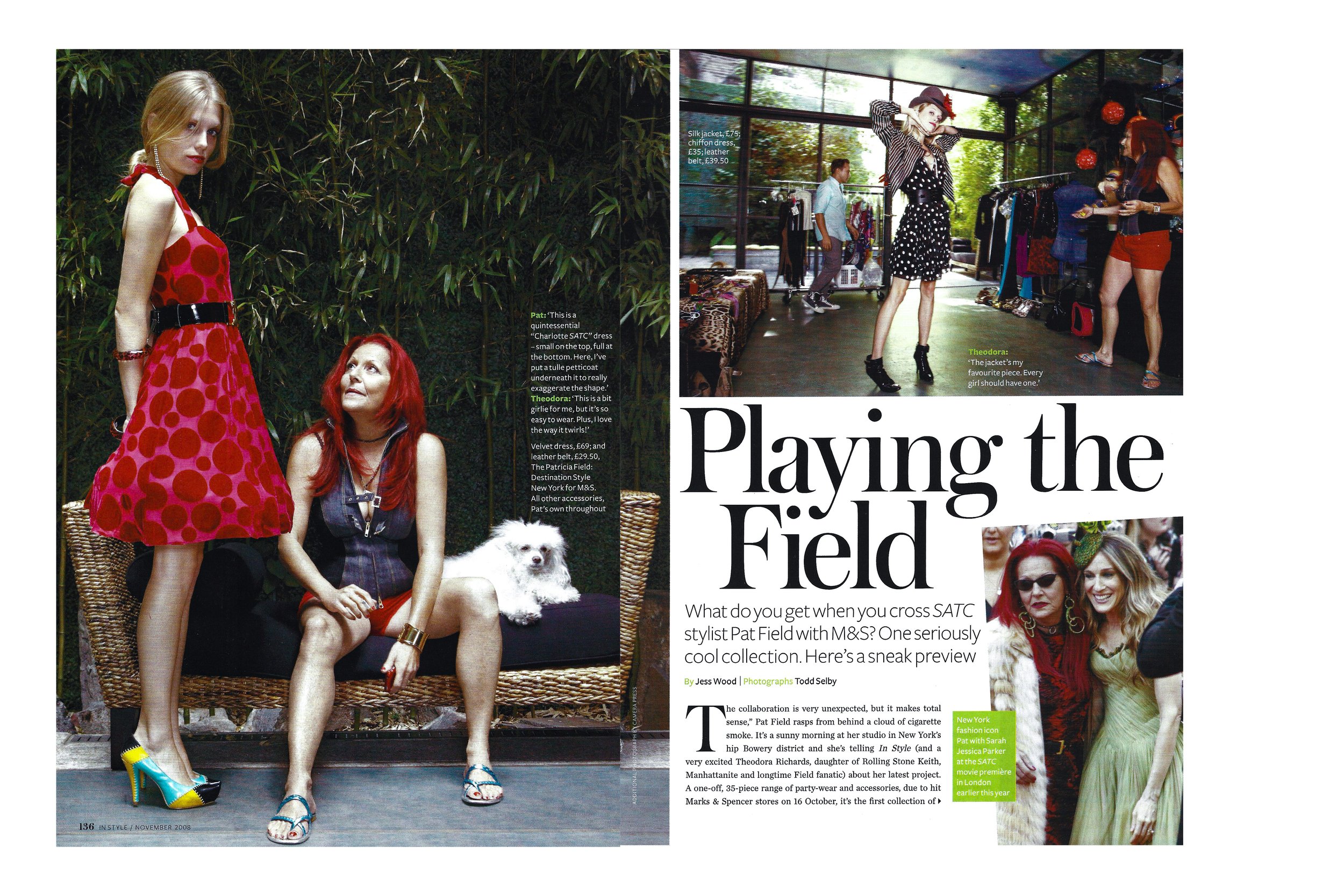 Patricia Field & Theodora Richards by Todd Selby for marie claire