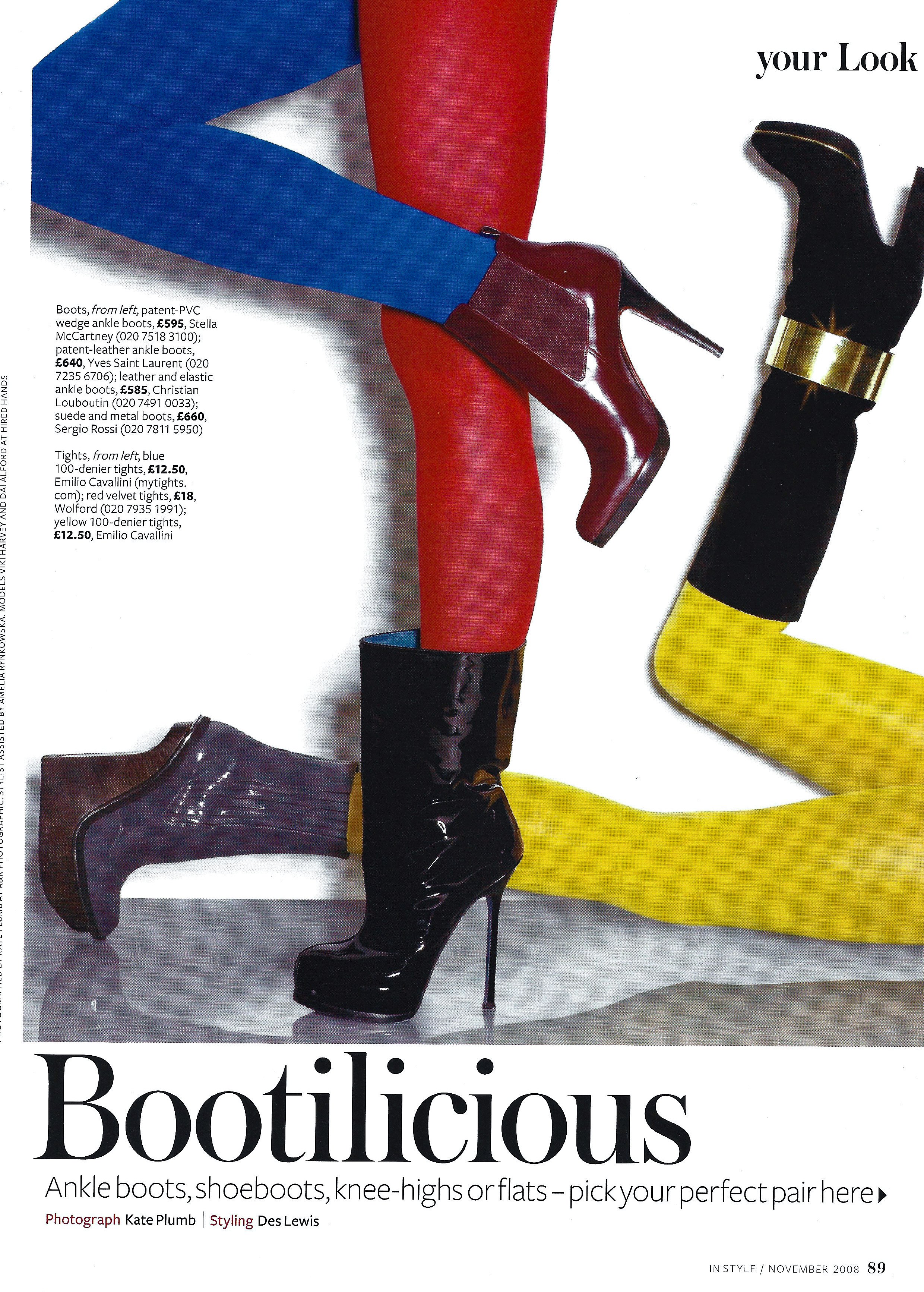 Boots by Kate Plumb for InStyle