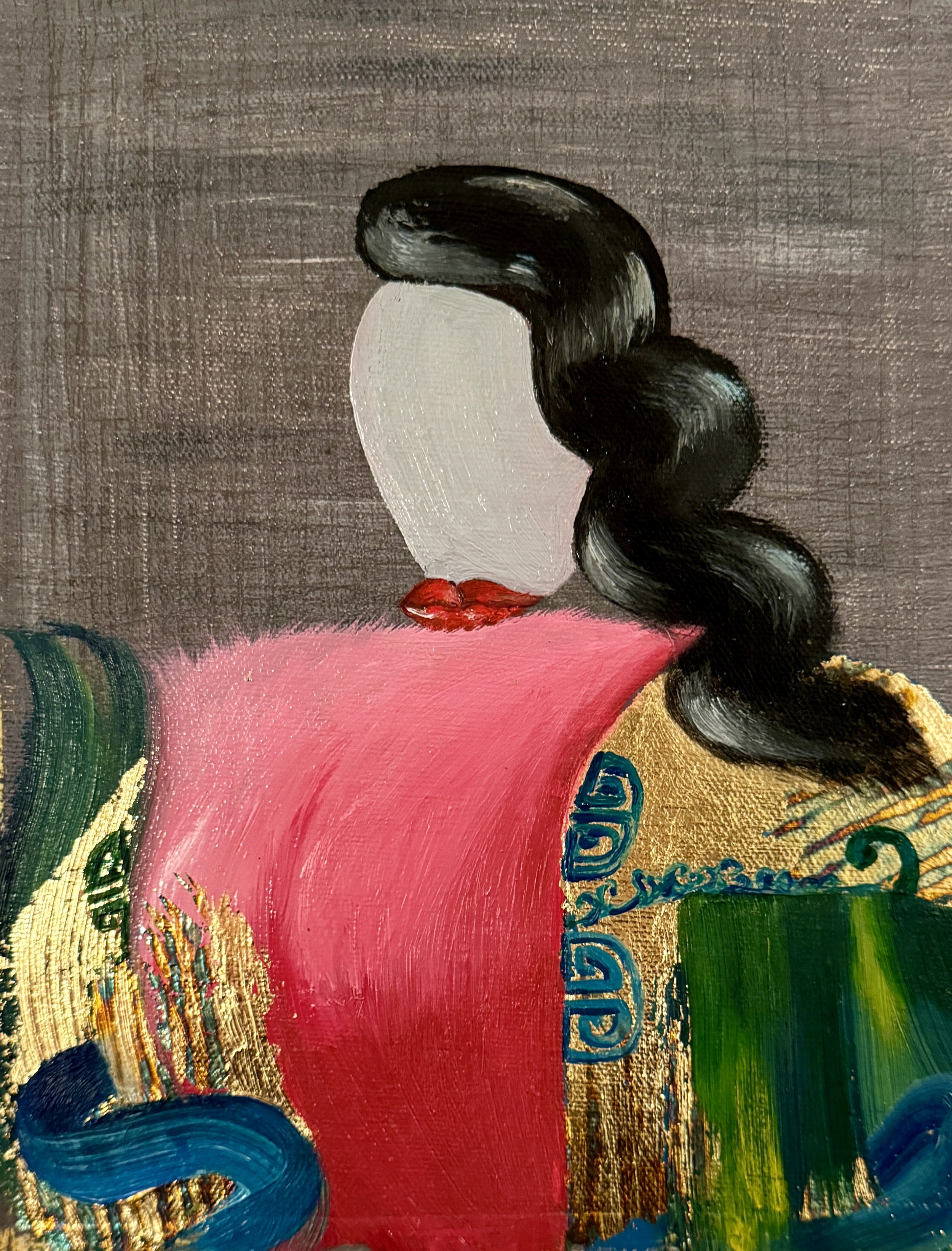 Miss Wonky - after Tretchikoff