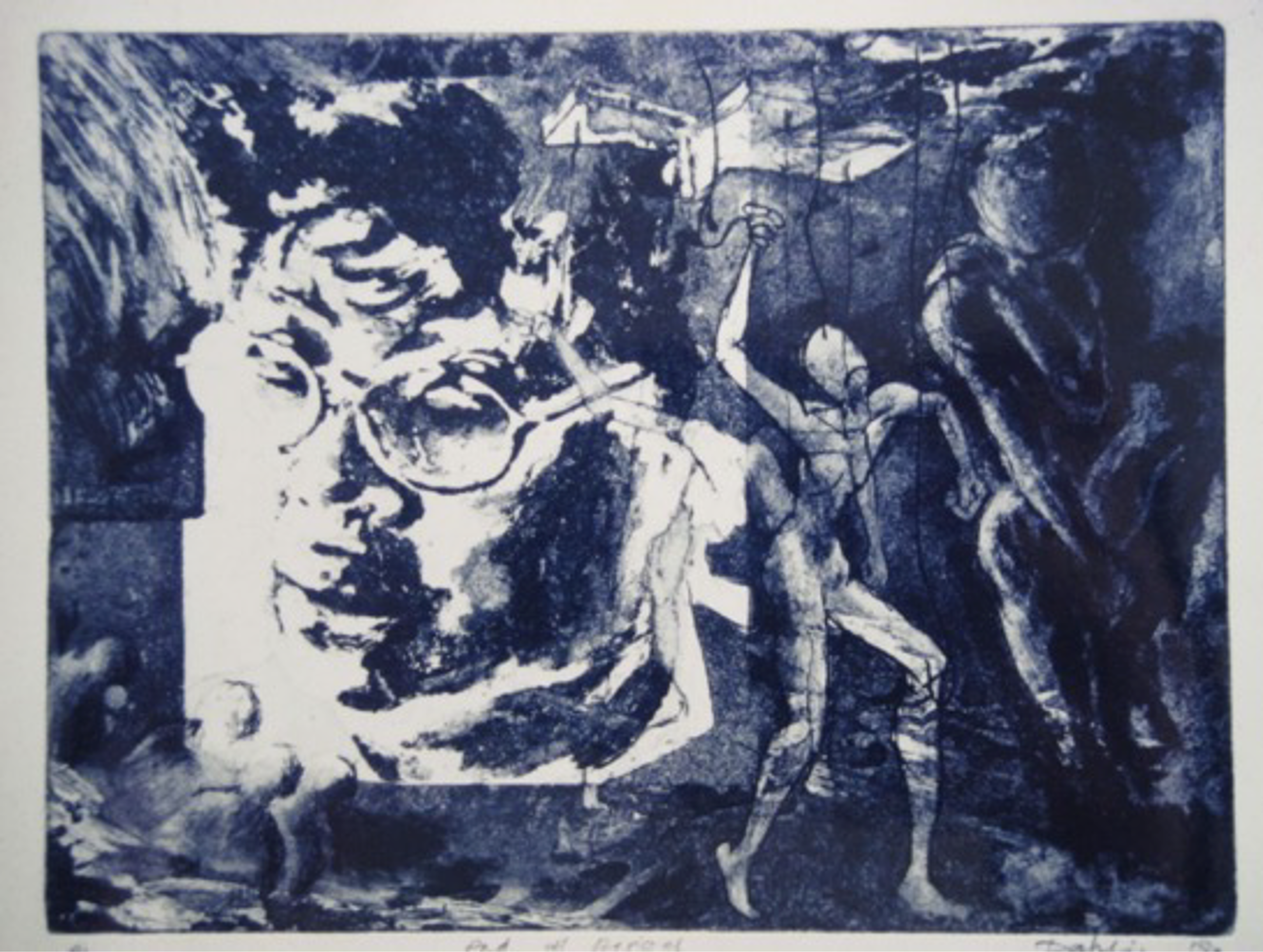 Mirror, mirror on the wall (1993), etching on paper