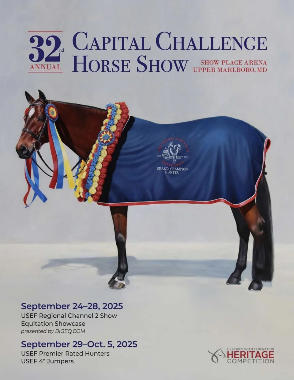 Prize List and Entries Coming Soon for 2025 Capital Challenge Horse Show