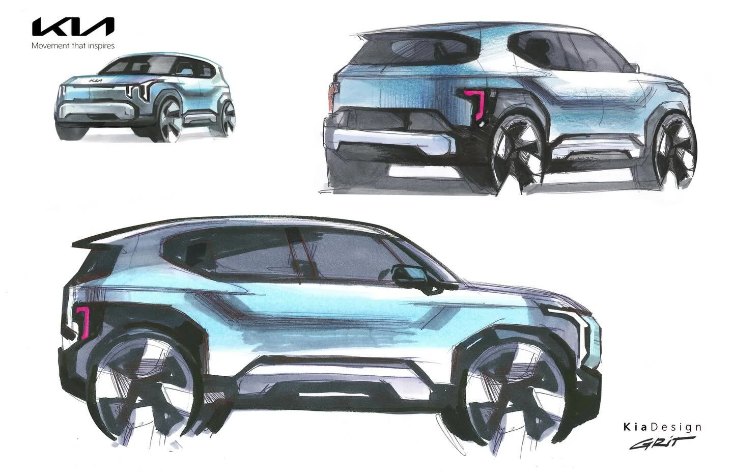 #kiaev2
&mdash;&mdash;&mdash;
Loving the compact and bold character :-)
&mdash;&mdash;&mdash;
#kia #ev2 #cardesign #designsketches