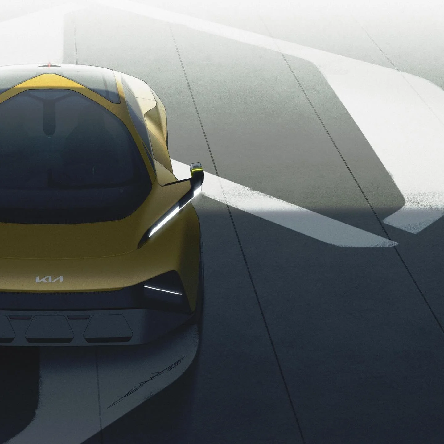 Kia Meta Turismo, design process.
&mdash;&mdash;&mdash;
Sketches and renderings show how the concept car came to life through the creative process.
&mdash;&mdash;&mdash;
#kia #kiadesign #automotivedesign #cardesign #drawing