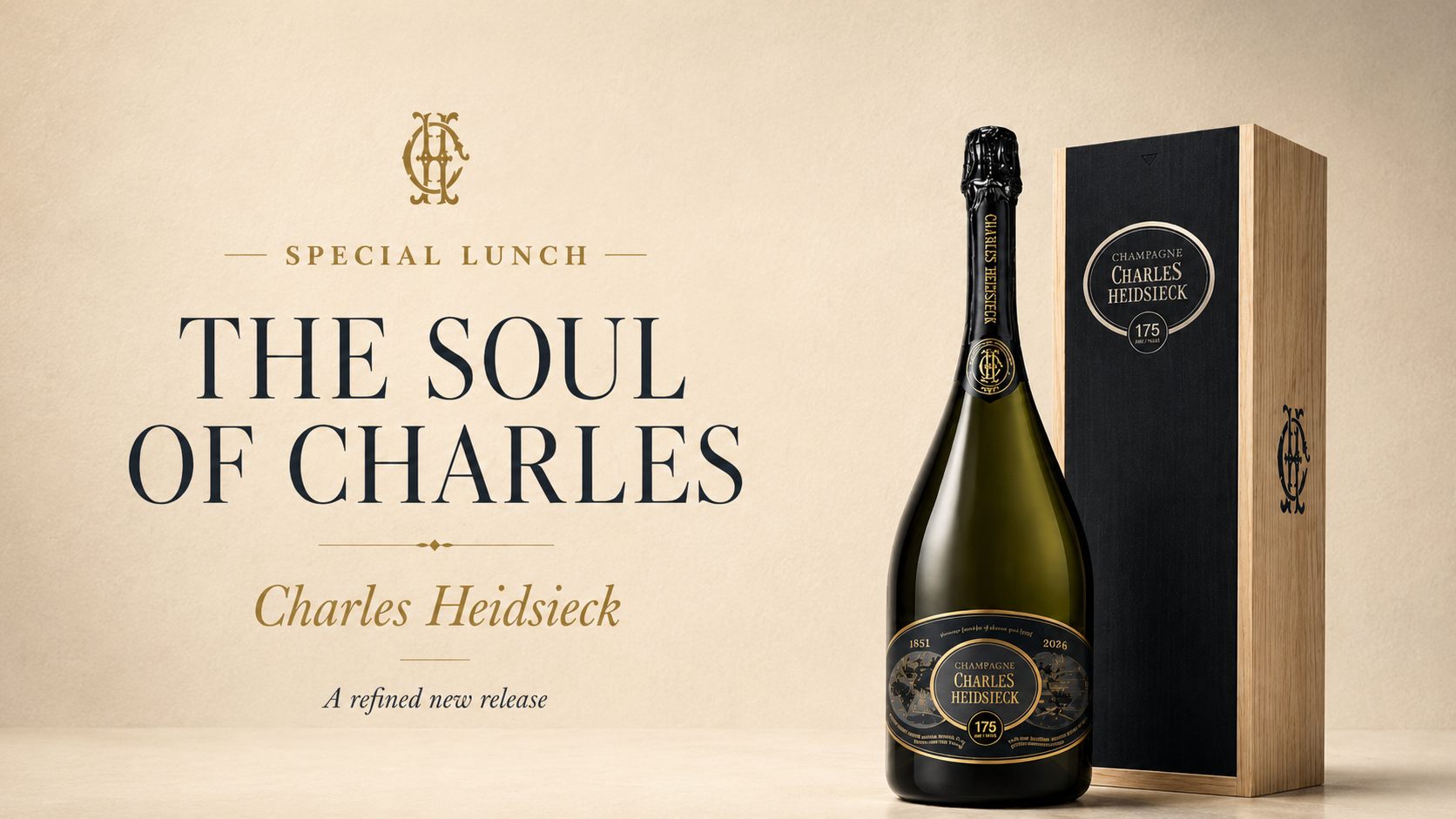 Charles Heidsieck Presents: ‘The Soul of Charles’ 175th Jeroboam Launch Event