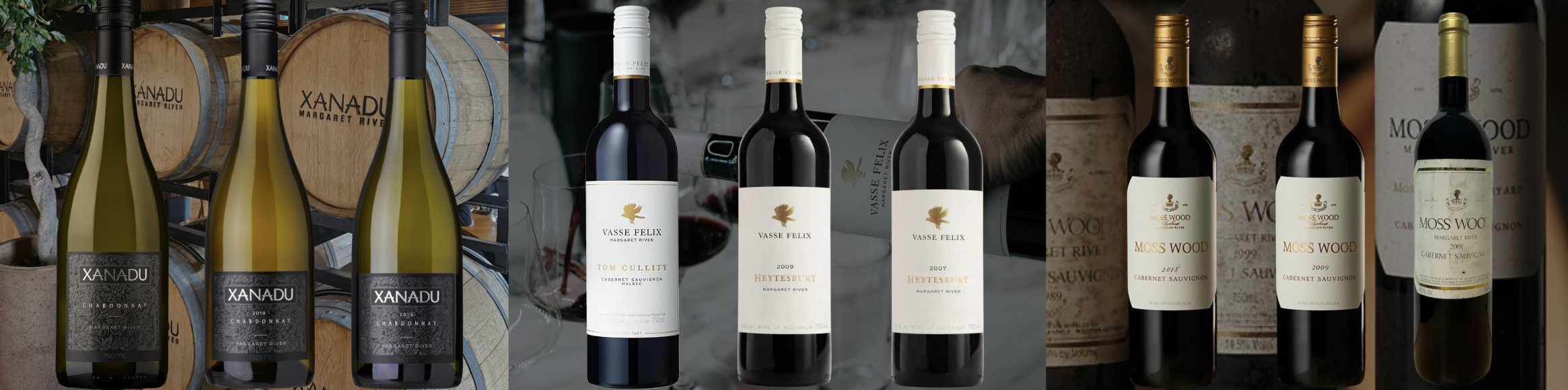 Margaret River Xanadu Vasse Felix Moss Wood