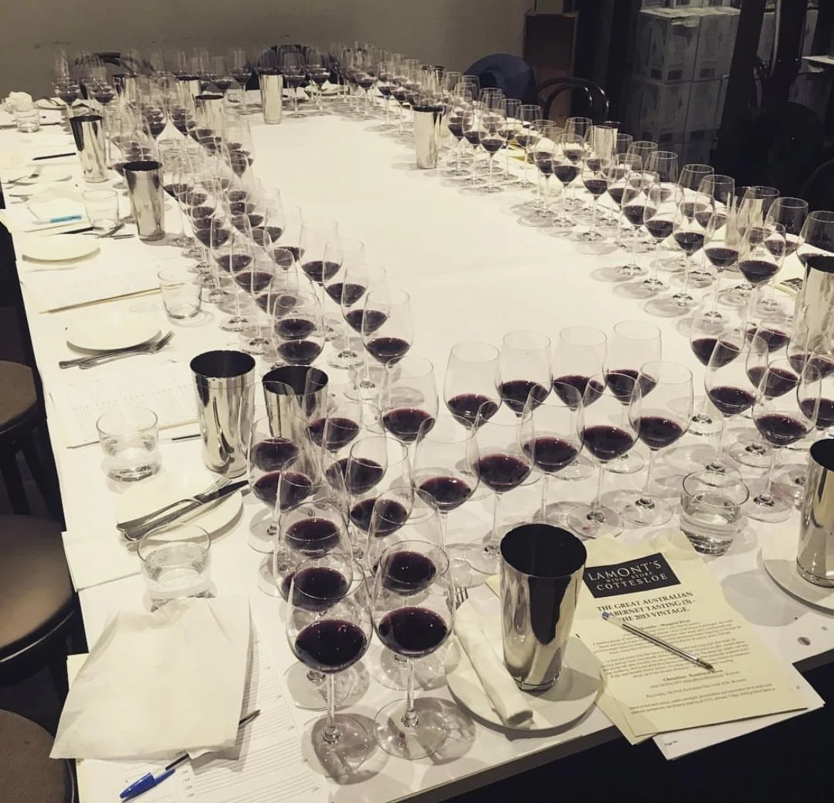 Private Dining Room Wine Tasting