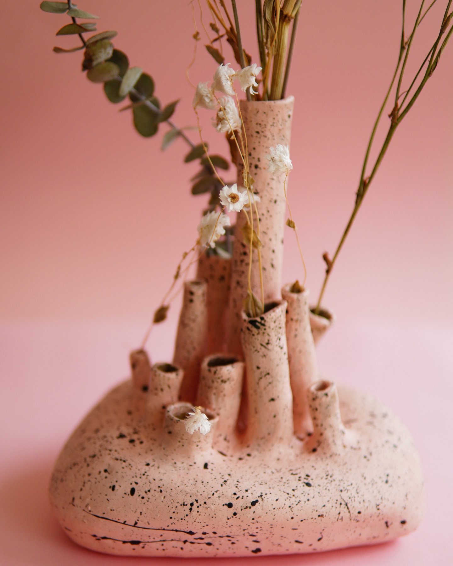 Working with clay always reminds me to slow down, embrace imperfections, and trust the process. I love creating playful shapes and exploring glazes and glazing techniques the process of making each piece really fills me with joy and I find it so easy