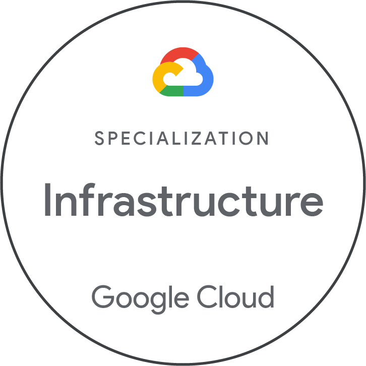Google Cloud Infrastructure Specialization
