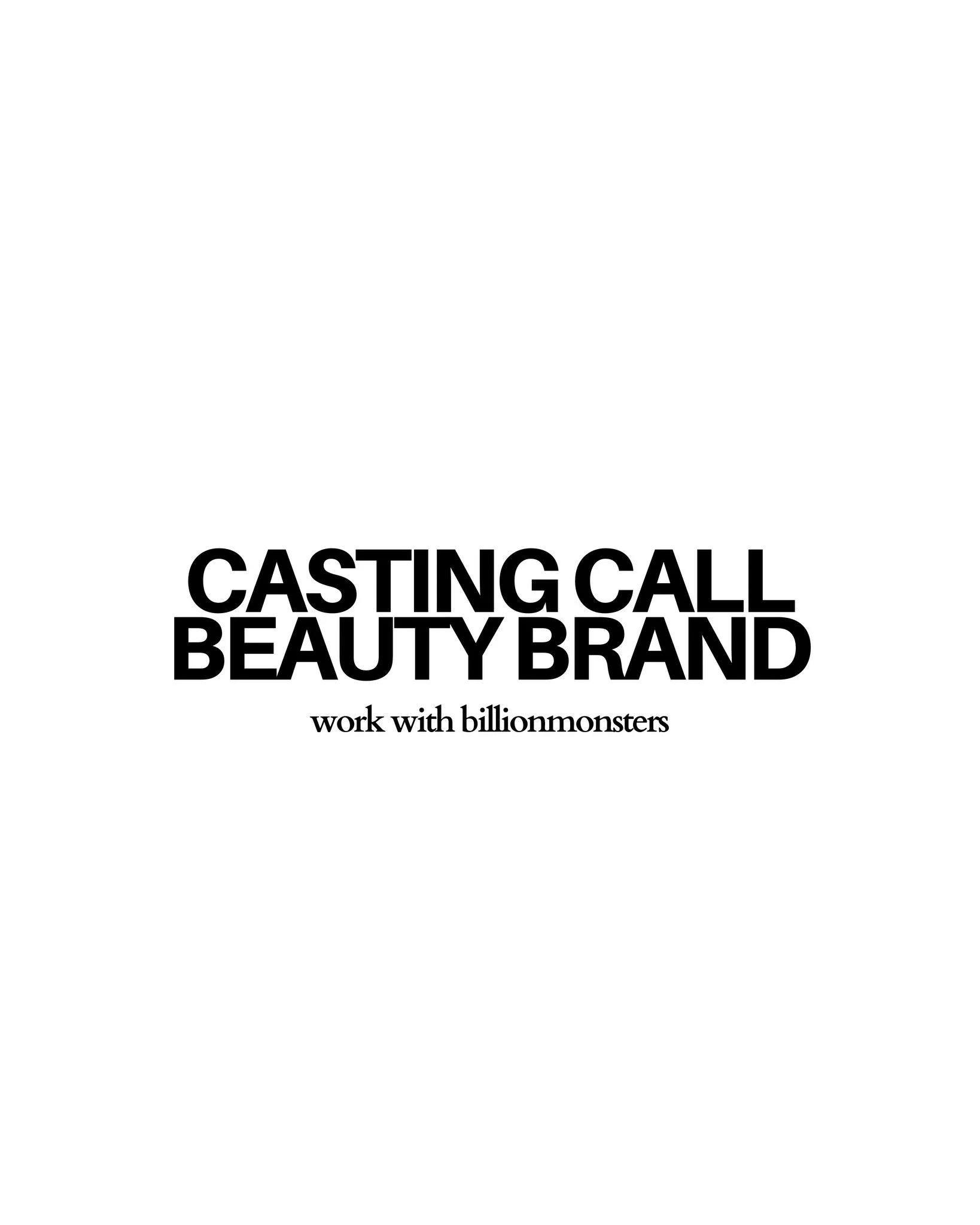 Casting Gen Z (must be 18~25 years old) female models for a beauty brand's lifestyle campaign on 5/5. This will be a full day in Laguna Beach, Orange County.

We&rsquo;re seeking models who embody authentic Southern California energy. Vibrant, sun-dr