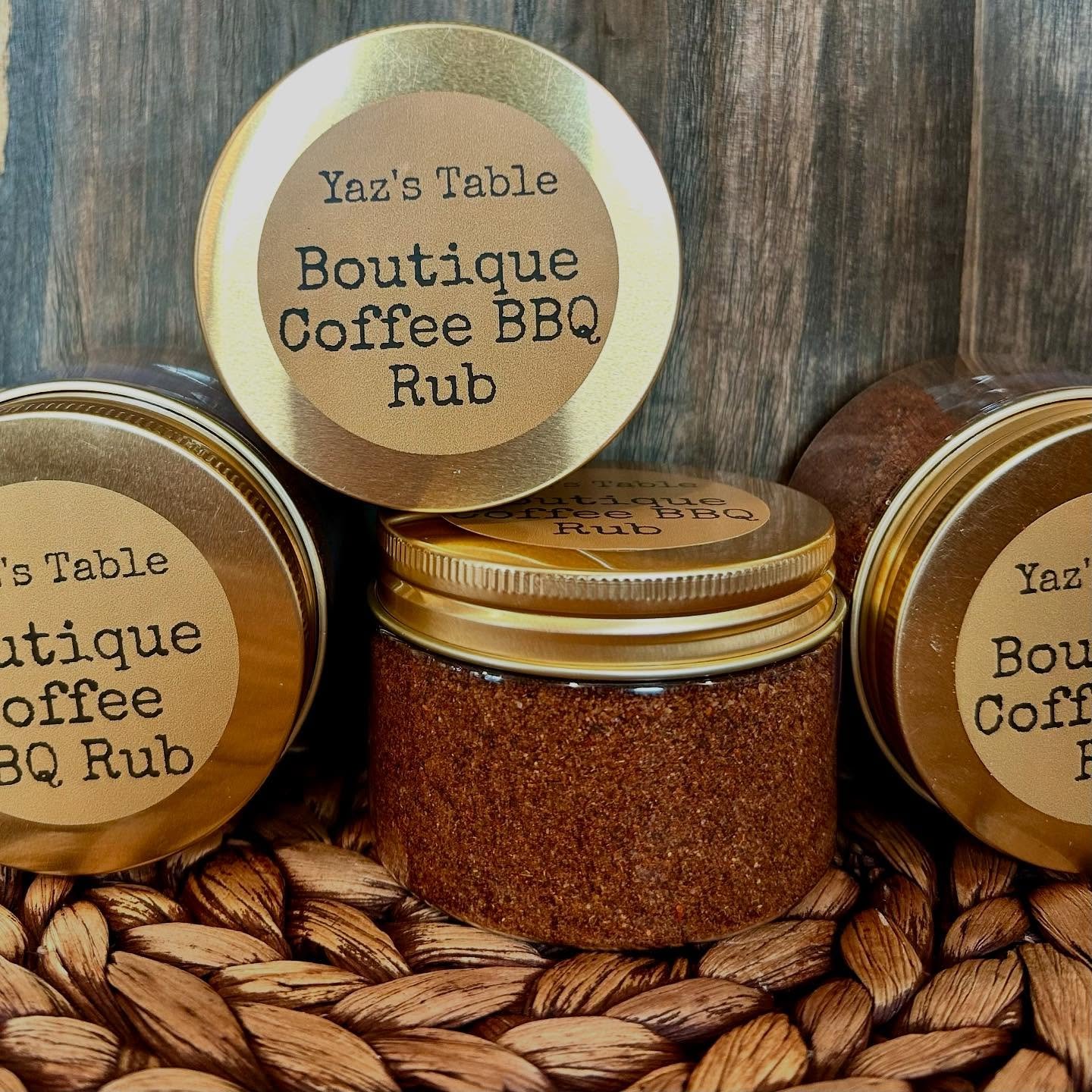 ☀️ First day of summer is here, and we&rsquo;re turning up the heat at Yaz&rsquo;s Table Boutique Caf&eacute; &amp; Bakery! 🔥 Kick off grill season with our signature BBQ Coffee Rub &mdash; bold, smoky, and perfectly crafted for all your summer BBQs