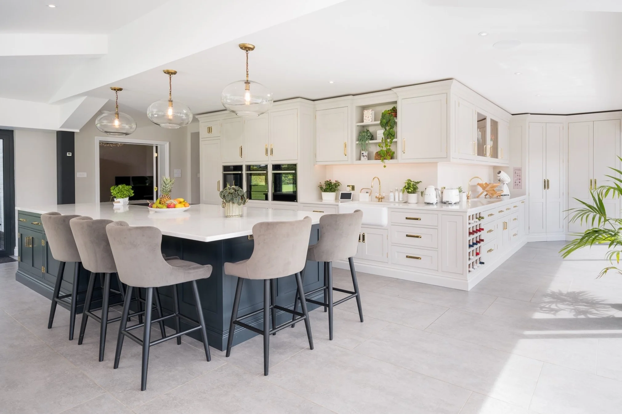 Image of kitchen with an island 