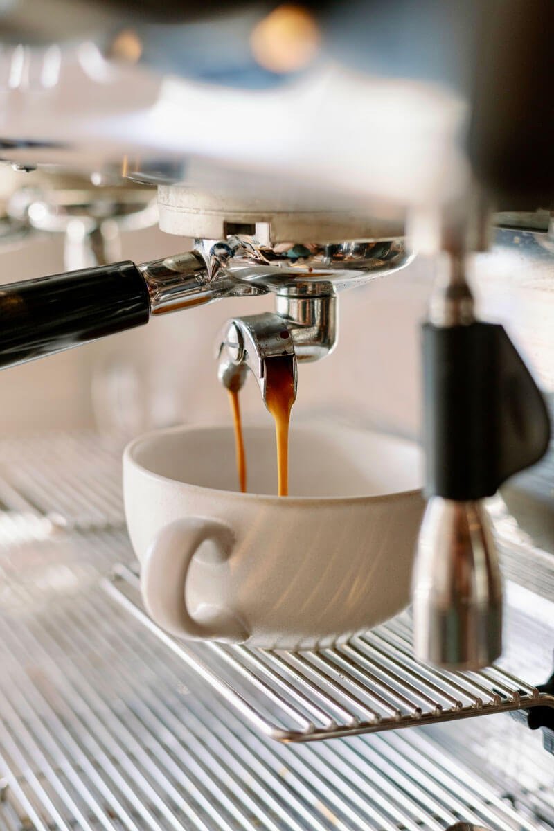 Coffee being made at The Bow, Waddesdon