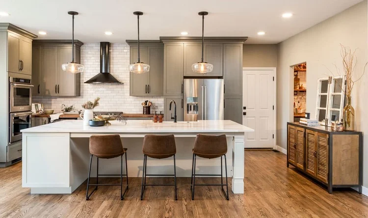 Main level kitchen at Coal Creek in Erie