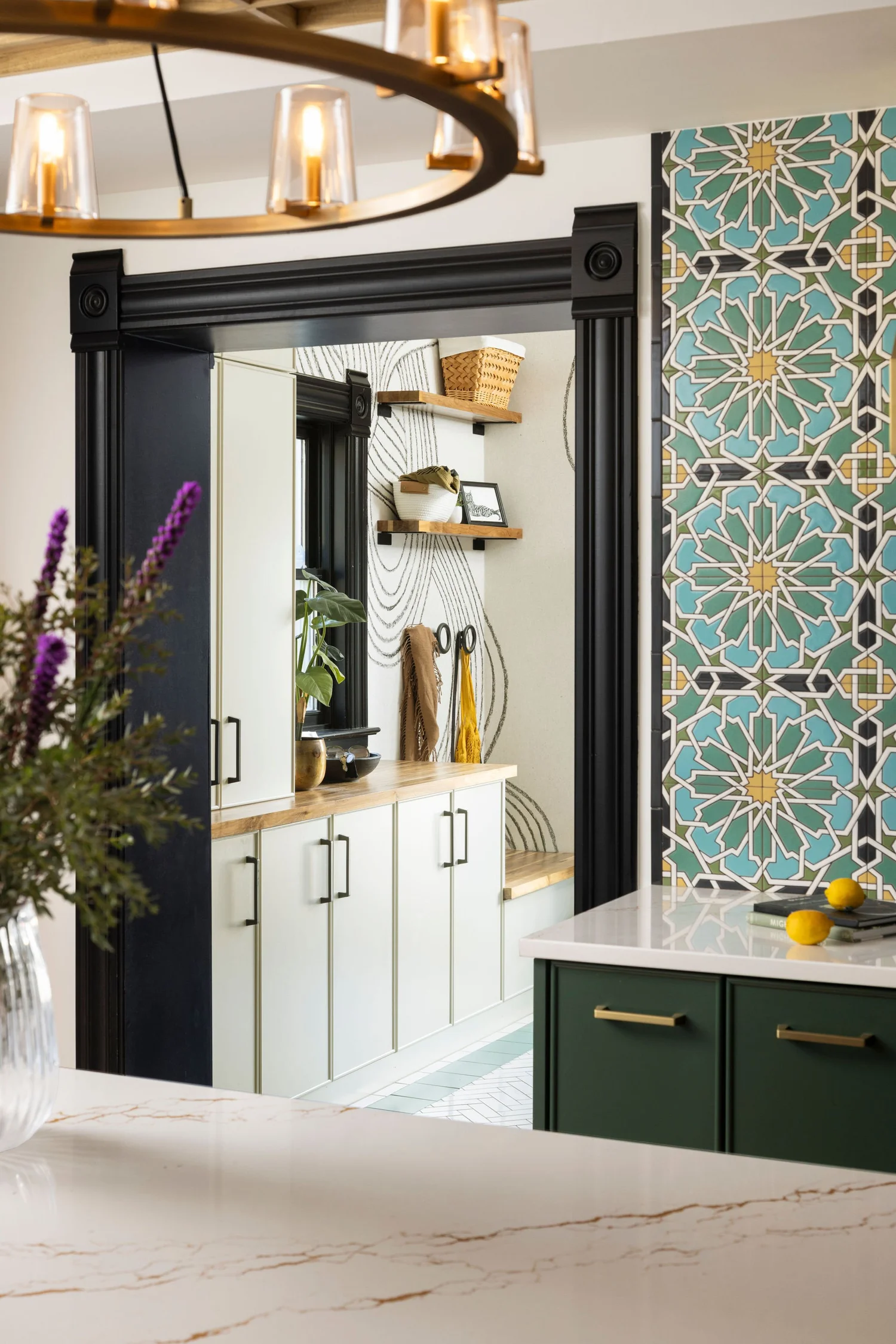 Looking from the kitchen through to the mudroom