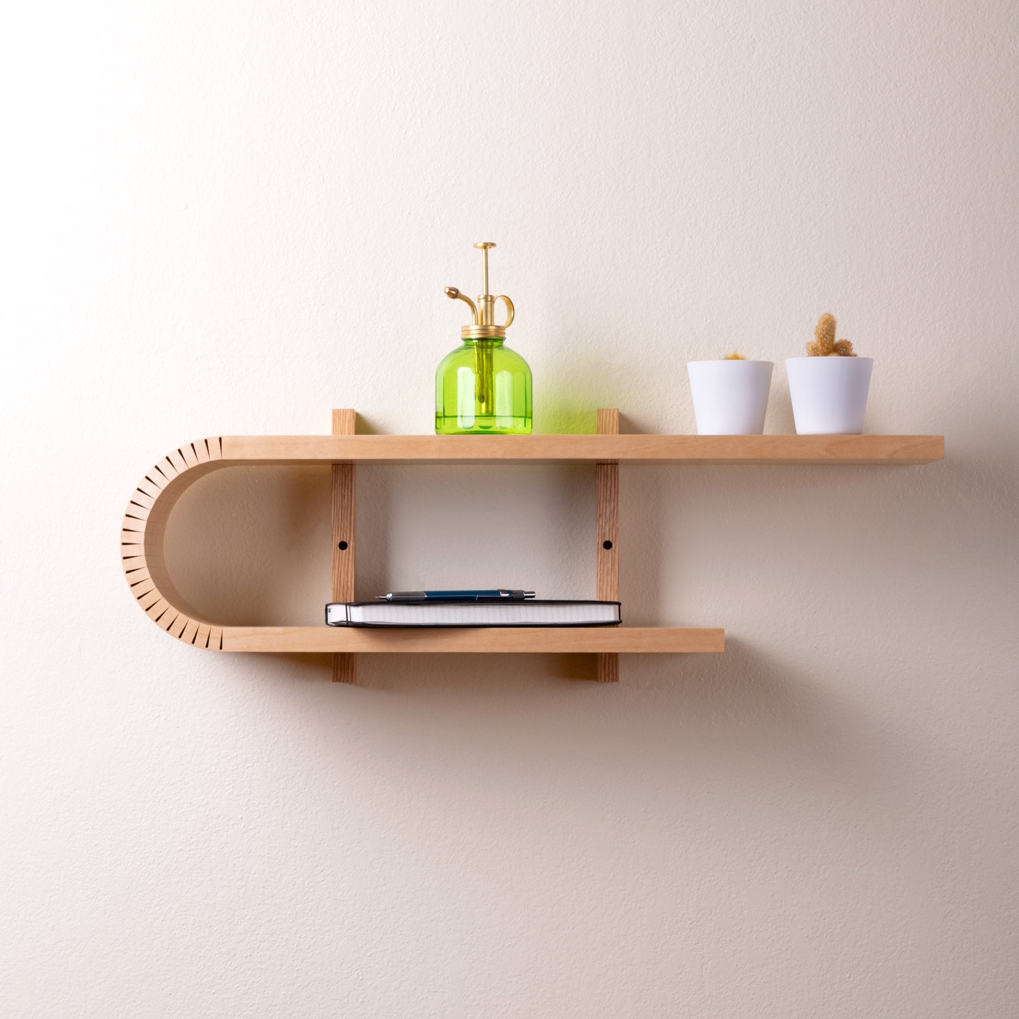 Braced Oval Shelf