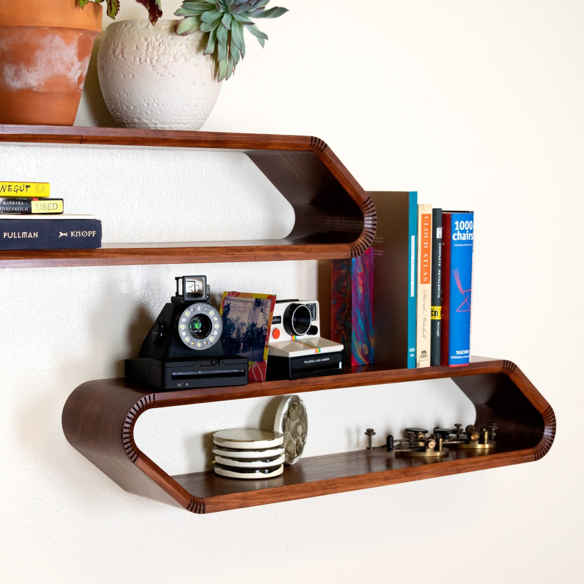 Slanted Oval Shelf