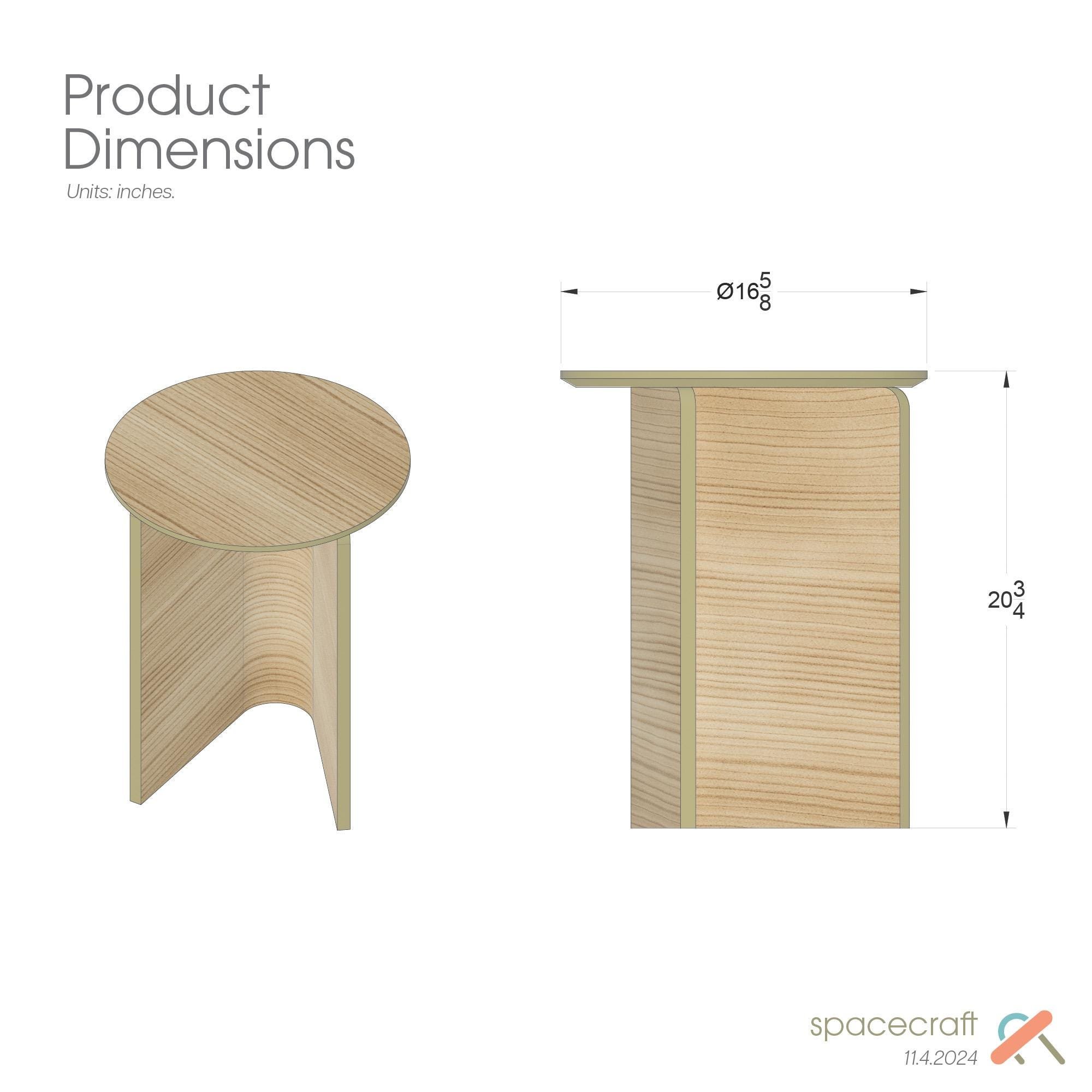 Round End Table
