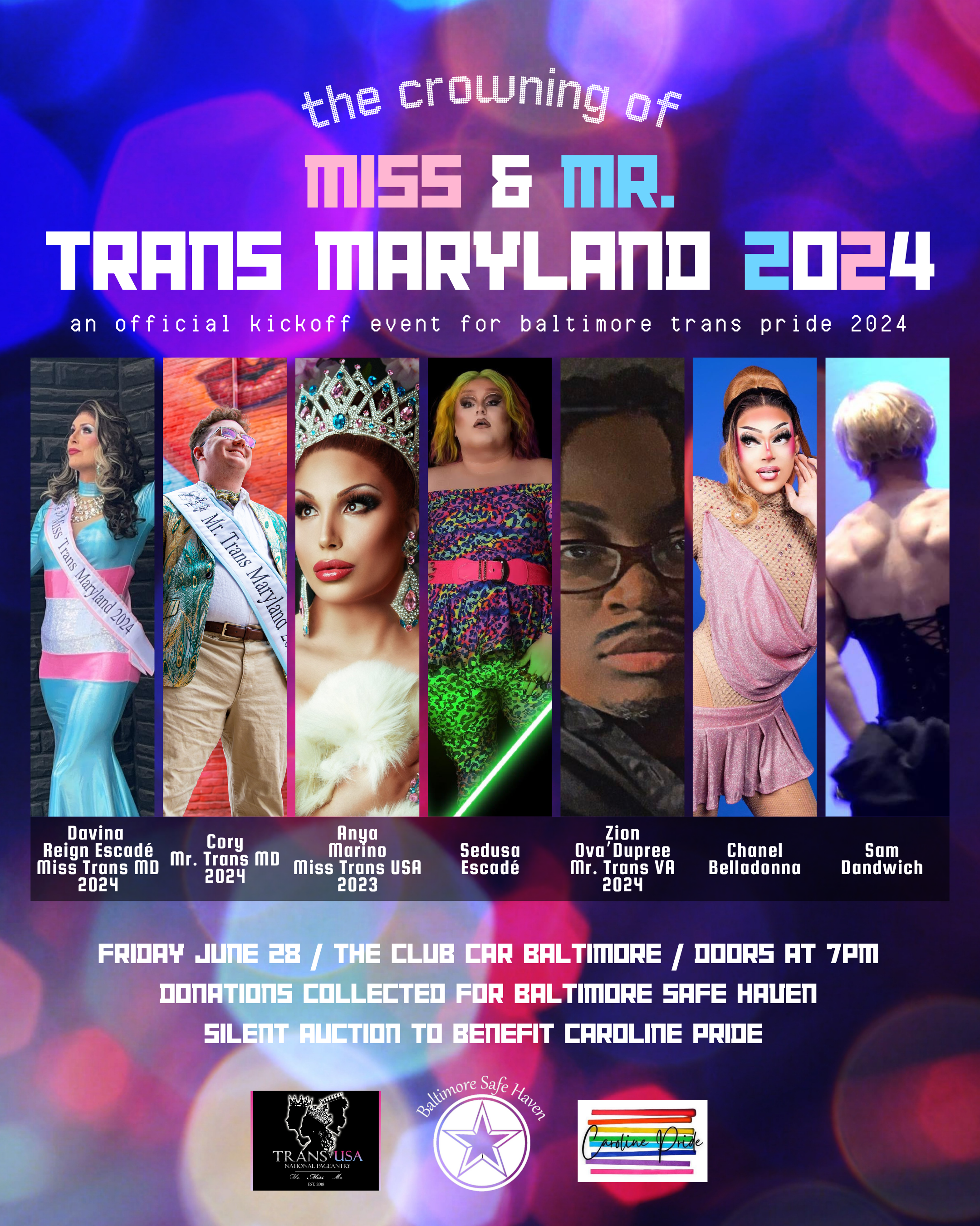 The Crowning of Miss and Mr. Trans Maryland 2024