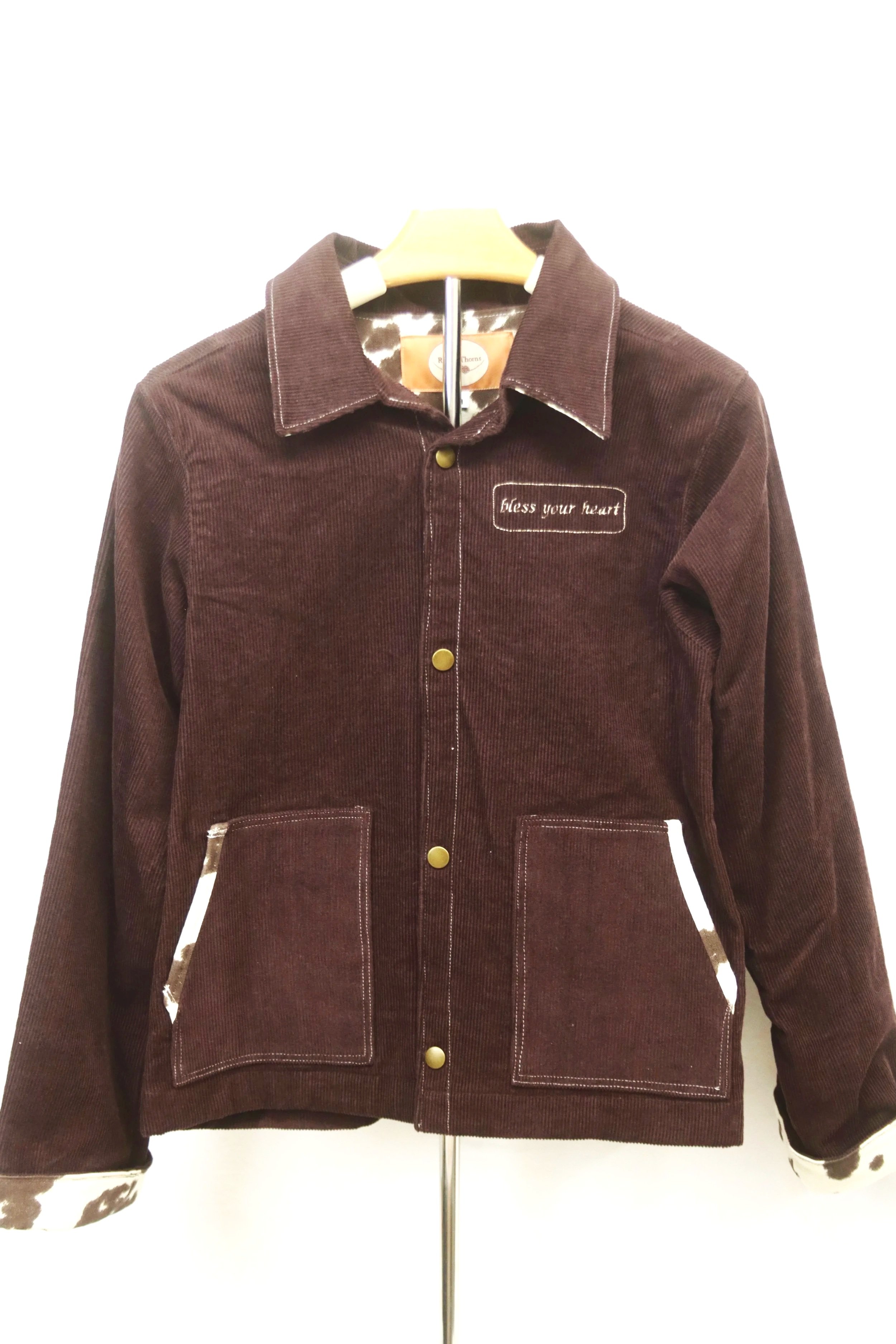 Bless Your Heart Cropped Corduroy Jacket