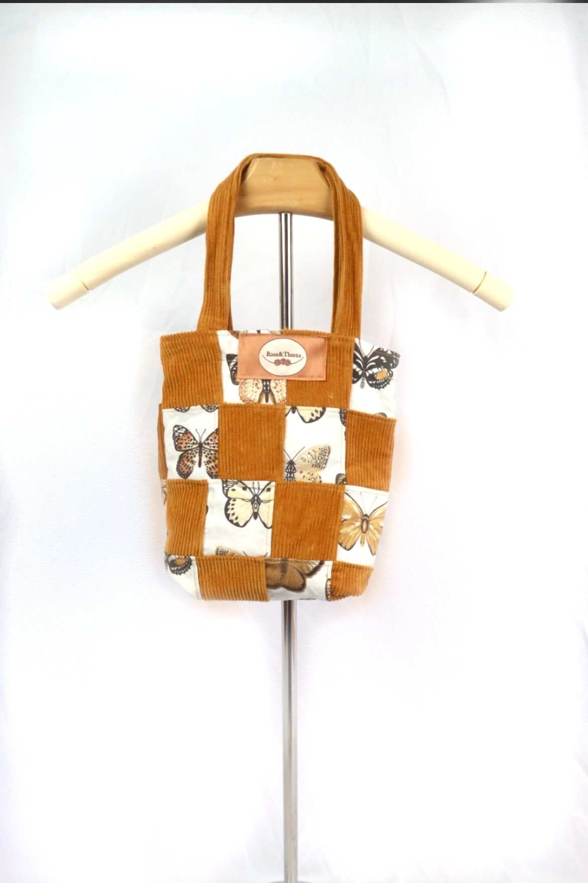 Brandy Butterfly Mini Patchwork Tote