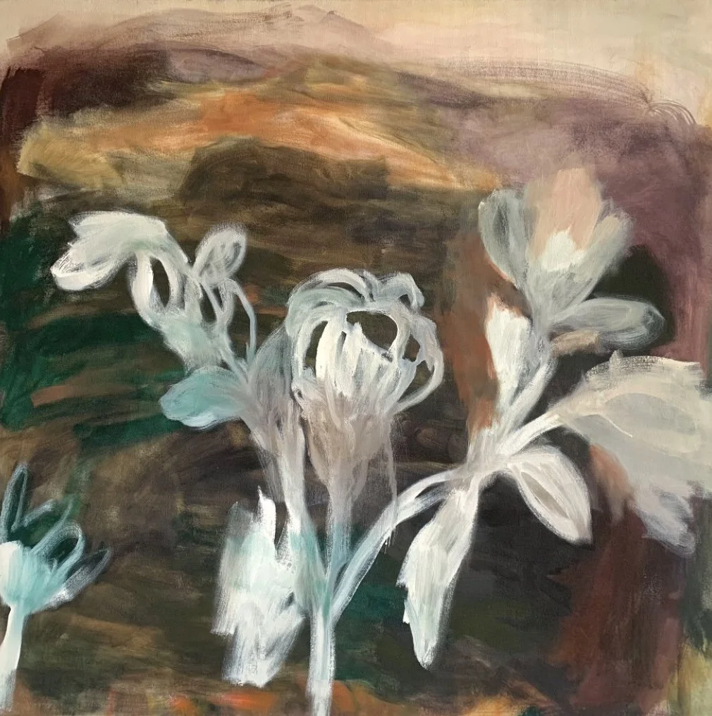 Kaipaus joka ei täyty I / A longing that is not fulfilled I / tempera on cancas / 90x90 cm