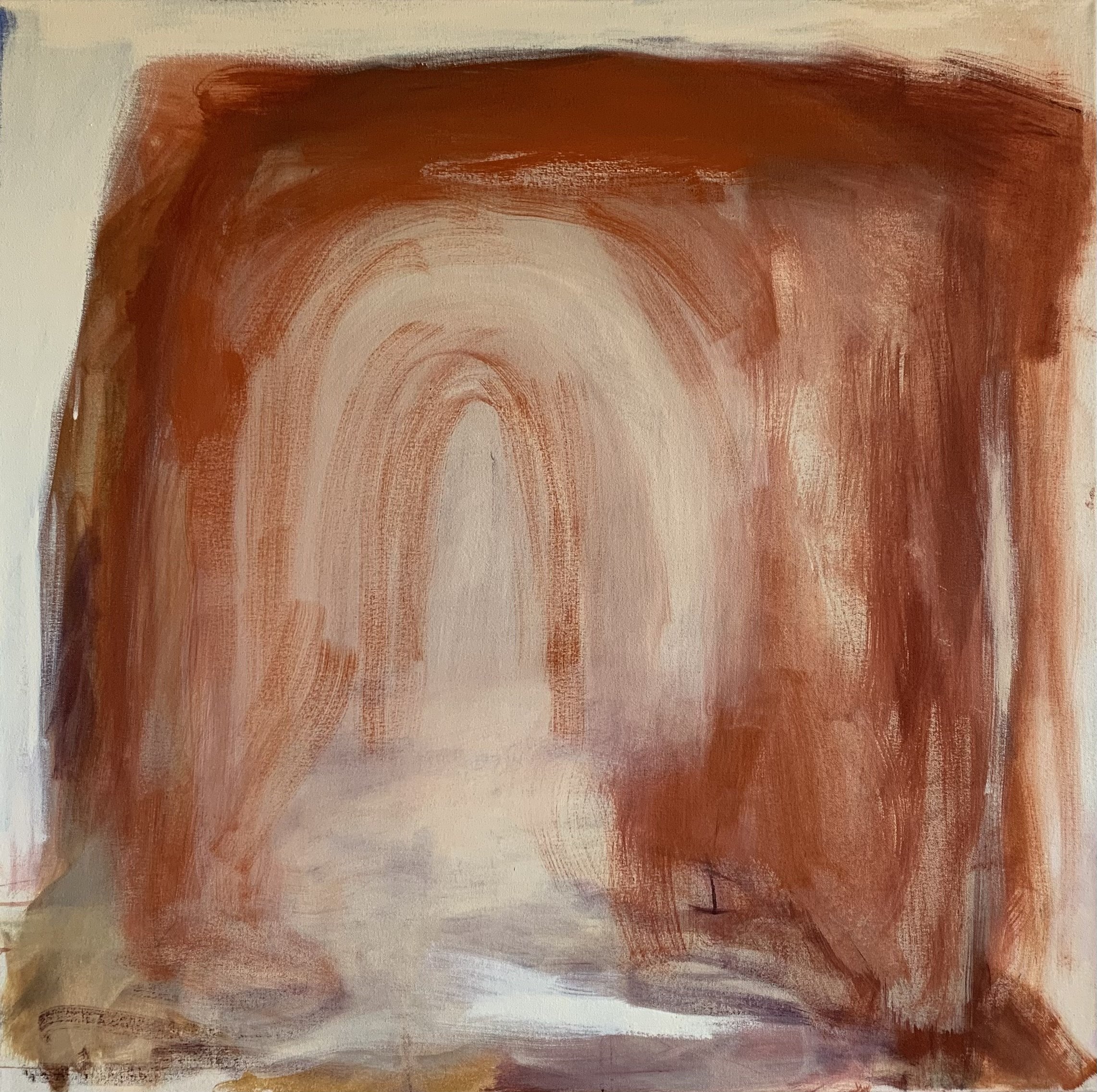 Ikuisuuden valkeus / Light of life / tempera on canvas / 90x90 cm
