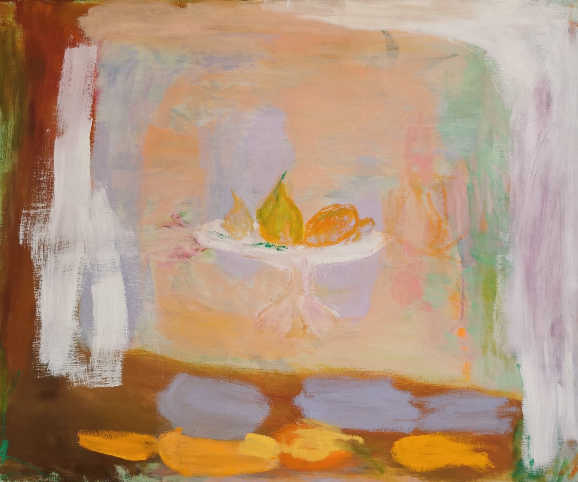 Elämän ateriapöytä / Heavenly table /oil on linen / 100x120 cm