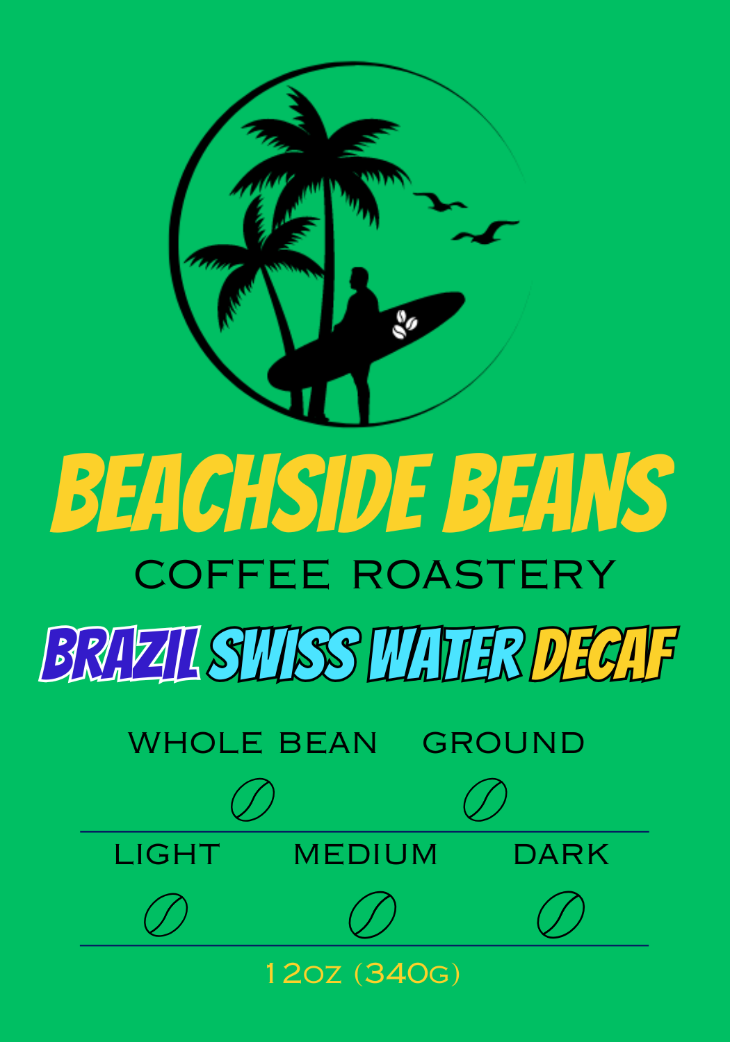 Brazil Swiss Water Washed Decaf