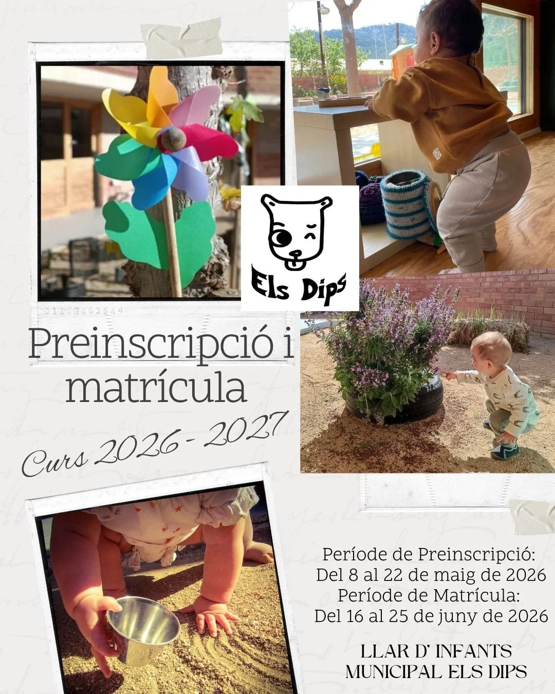 PREINSCRIPCIÓ OBERTA CURS 2026 - 2027