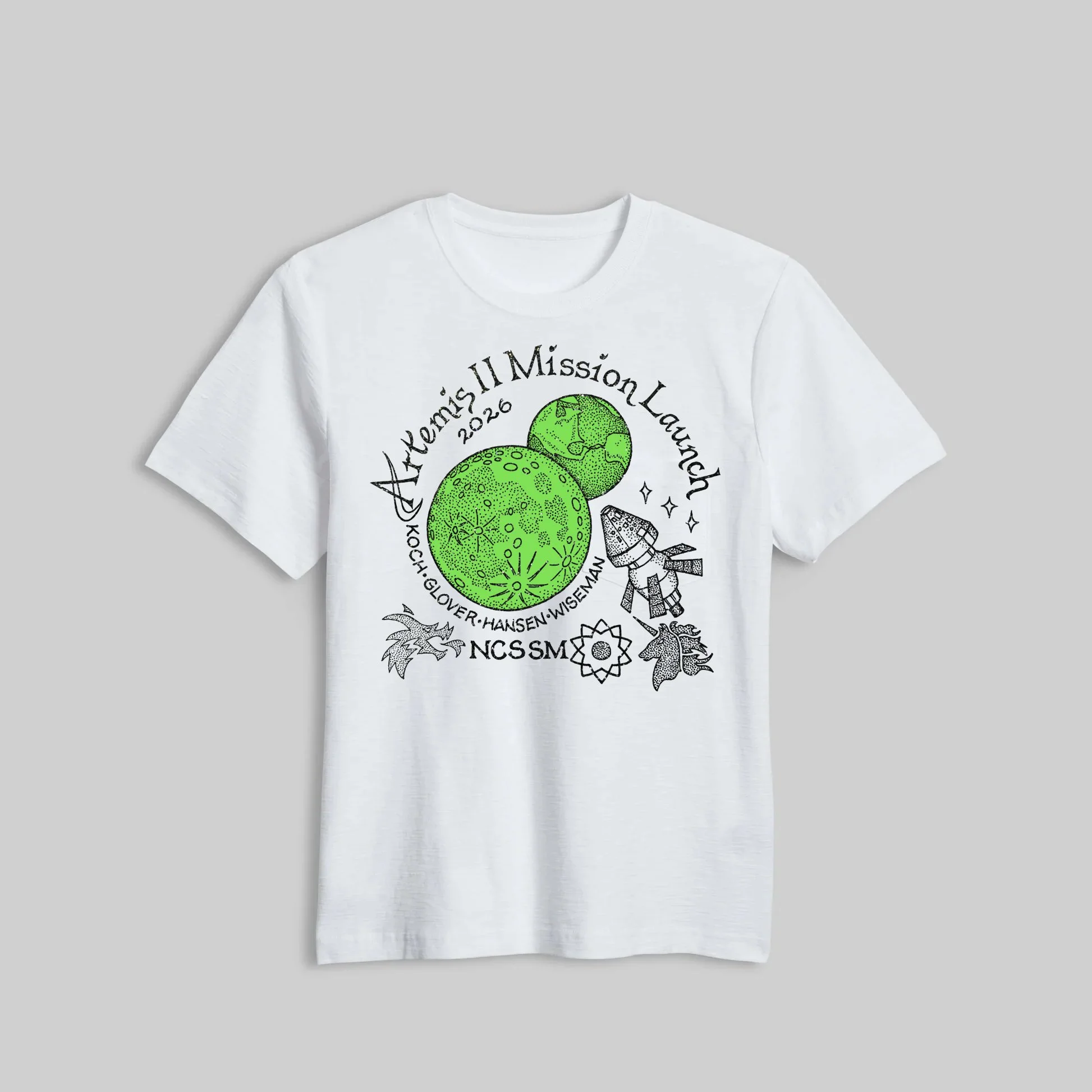 Artemis II "Launch Night" Tee (Special Edition) - Black on White