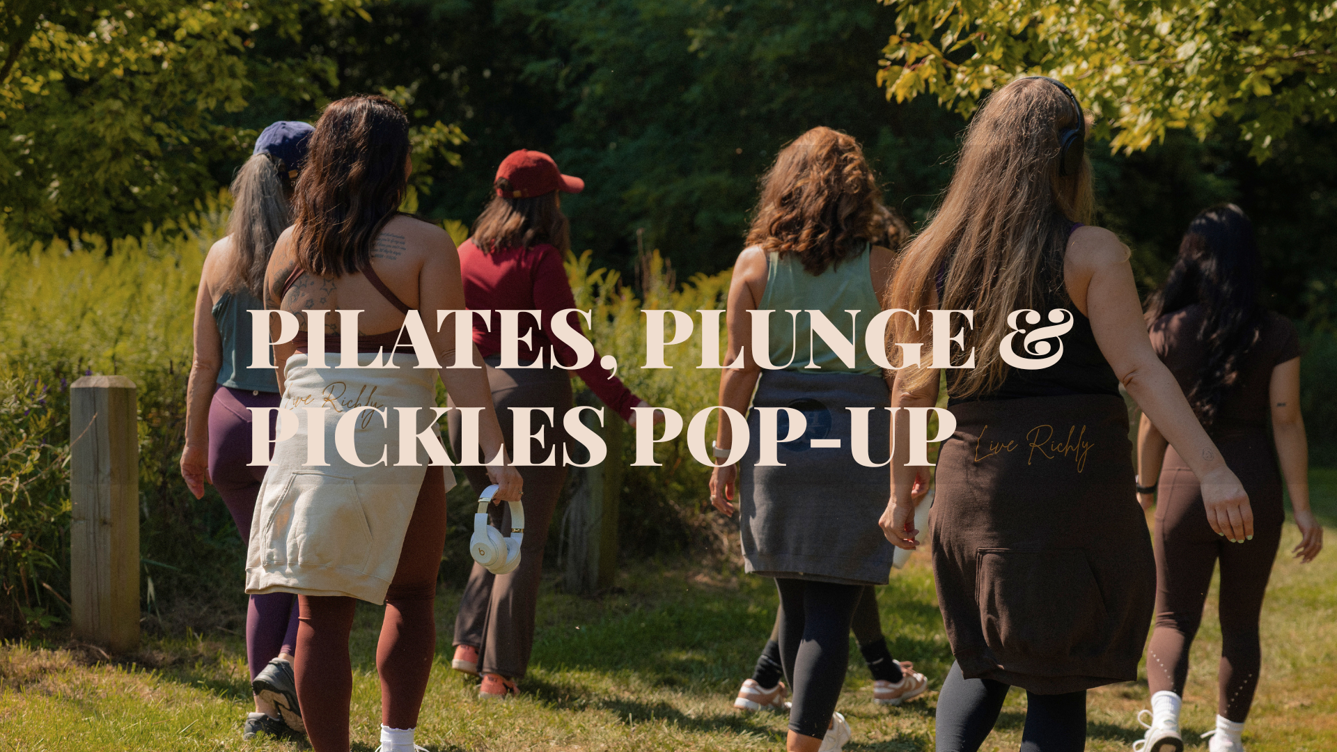 Pilates, Plunge, and Pickles Pop Up