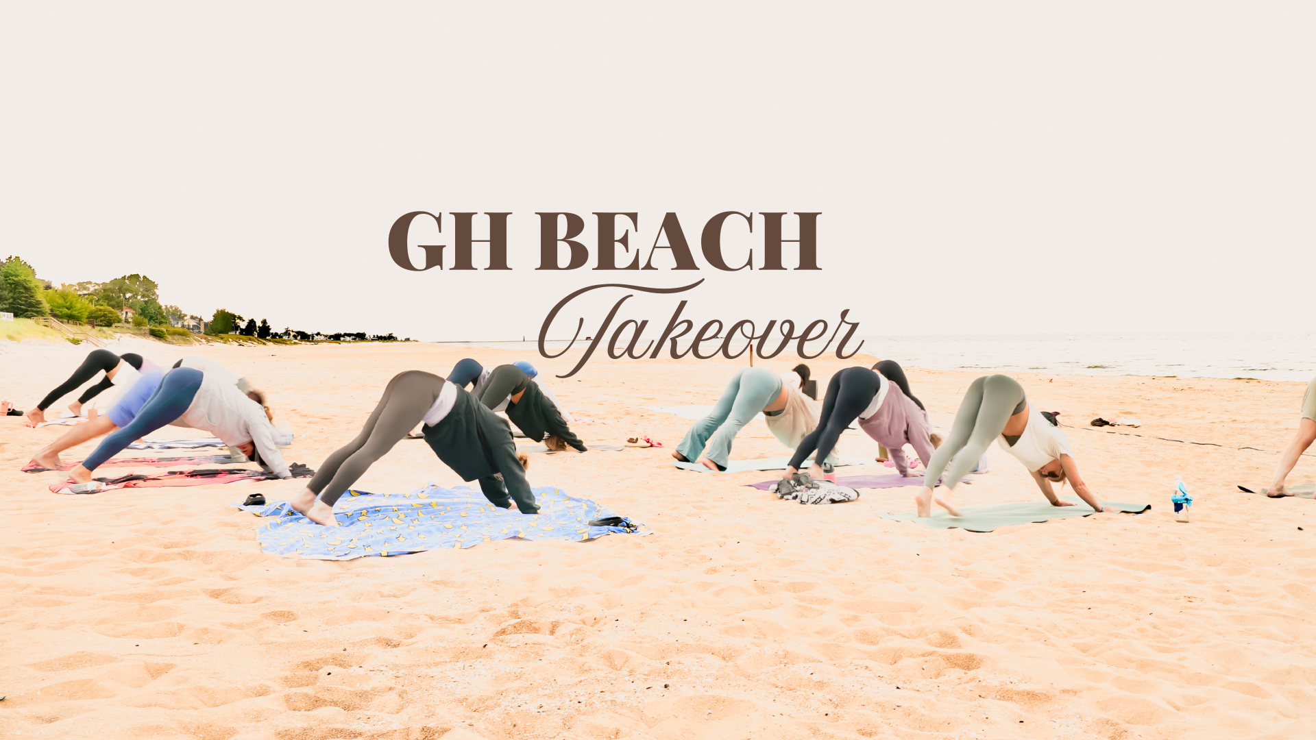 Grand Haven Beach Takeover - Mat Pilates, Matcha, and Cold Plunge
