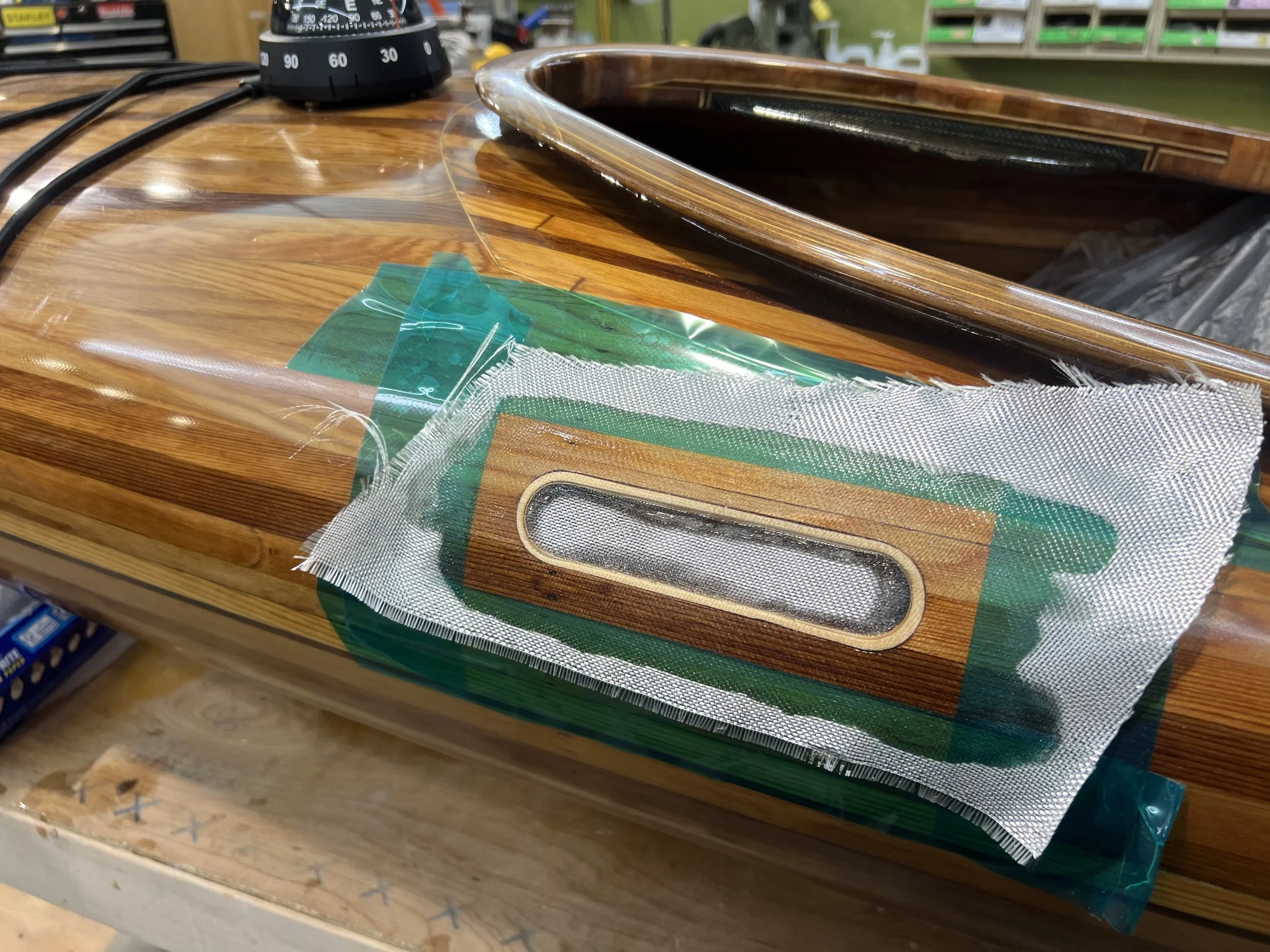 fiberglassing skeg control deck.jpeg