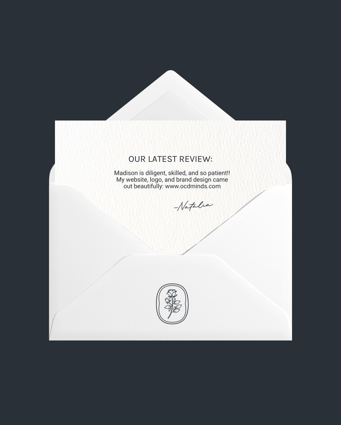 Client love like this never gets old 🫶

Creating the brand and website for @letstalk.ocd was such a thoughtful, collaborative process &mdash; and seeing it all come together so beautifully is exactly why we do what we do.

From strategy to styling, 