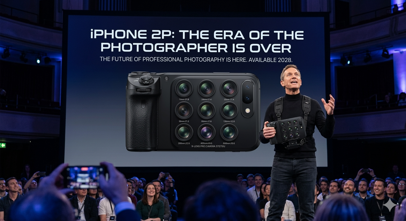 Apple Announces Iphone 2P, “Will Replace Photographers”