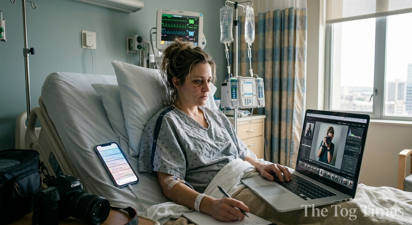 Hospitalized Photographer Assures Clients Medical Emergency Will Not Delay Gallery Delivery Timeline