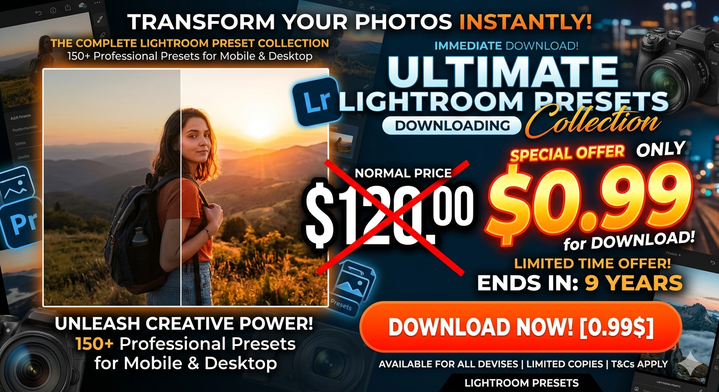 COMPLETE LIGHTROOM PRESET PACK