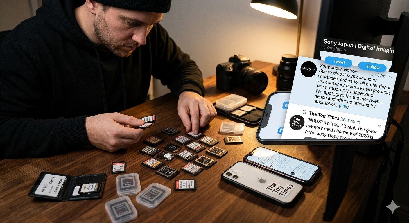 Sony Suspends Entire Memory Card Line; Local Photographer Unavailable for Comment