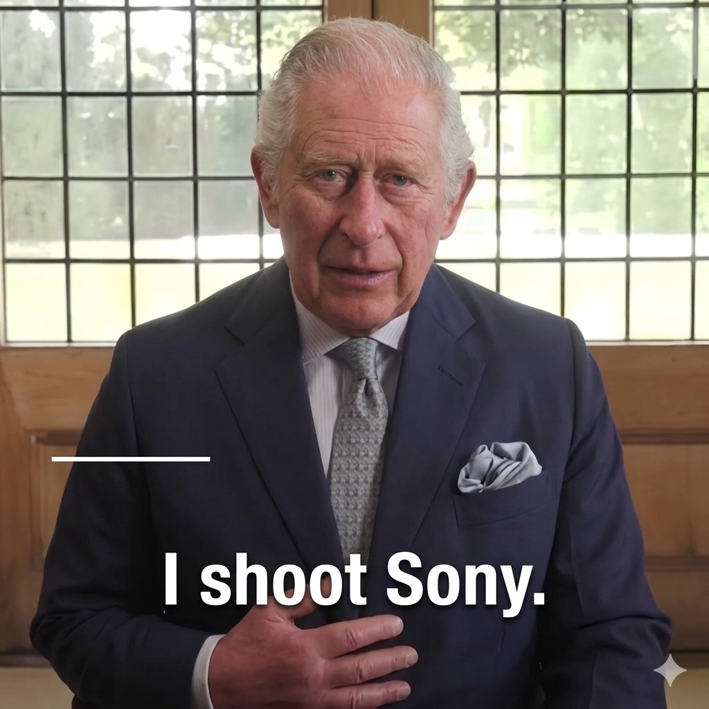 King Charles Declines Easter Address, Announces “I Shoot Sony” Instead