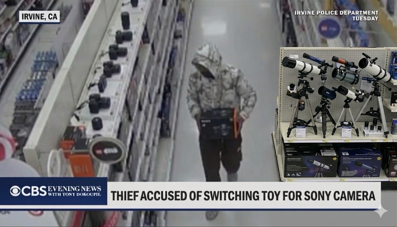 California Man Accused Of Using Plastic Toy Camera To Replace Stolen Sony