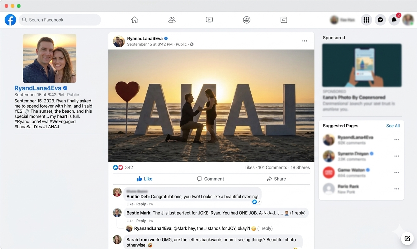 Man Proposes With Friend As Photographer; Community Responds