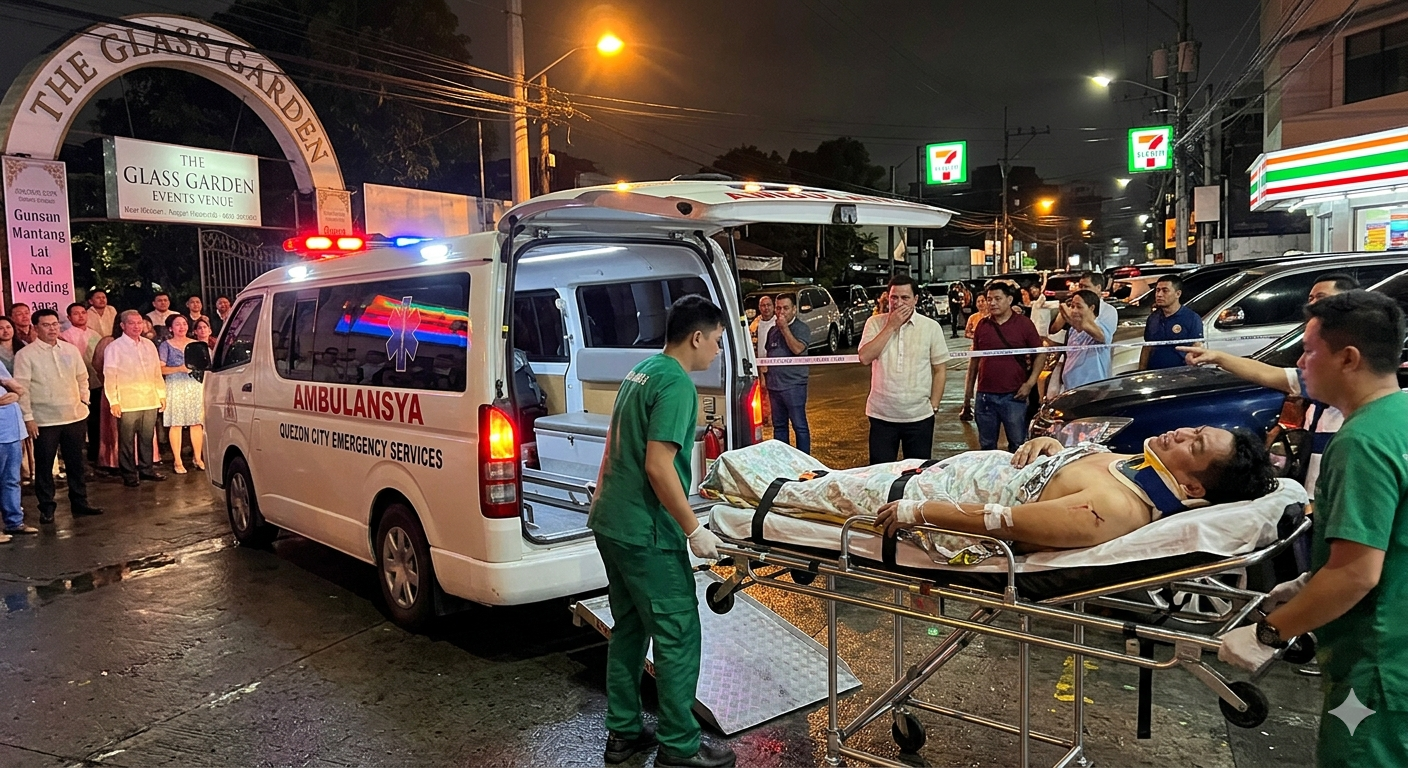 Boy Flores being transported from the dance floor after attempting to moonwalk during Billie Jean