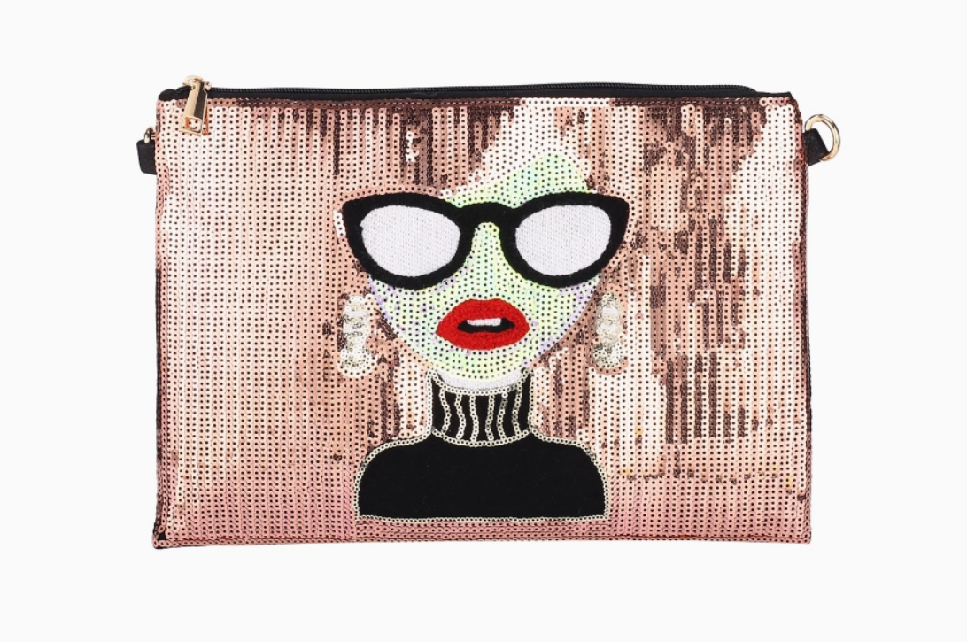 Sequin Face Clutch Gold1.png