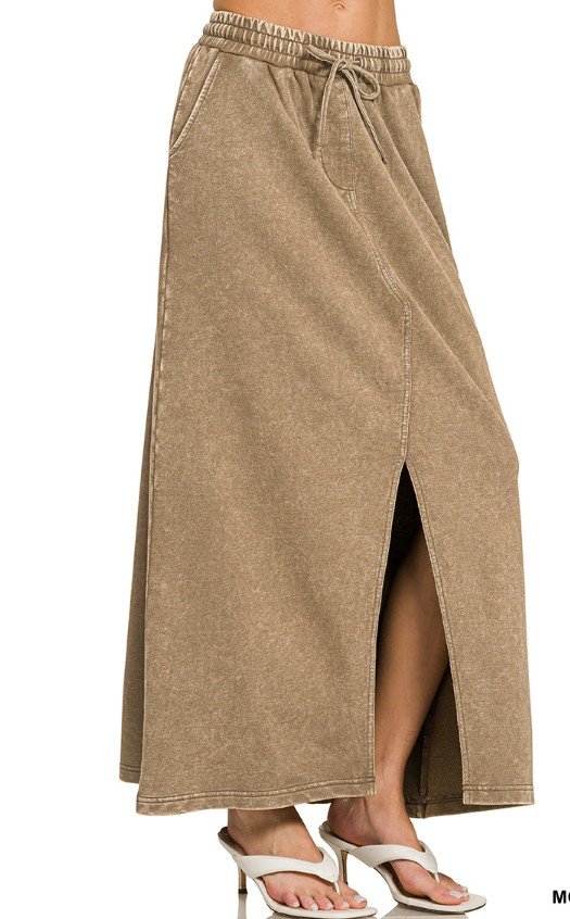 Gabela Maxi Skirt (Mocha)