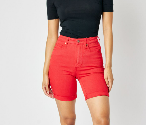 Red Bermuda Shorts